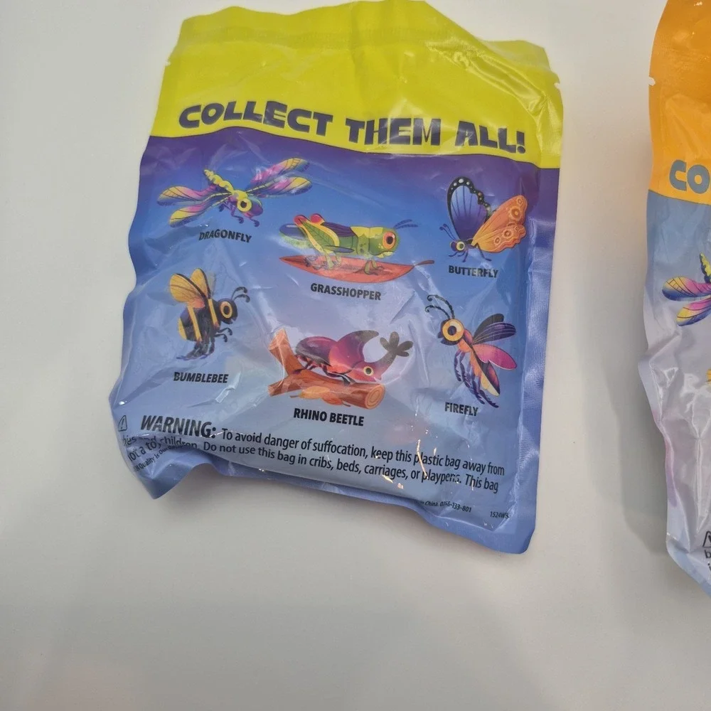 NEW Lot of 2 Wendy's Kids Meal  Smartlinks Amazing Insects Firefly & Bumblebee